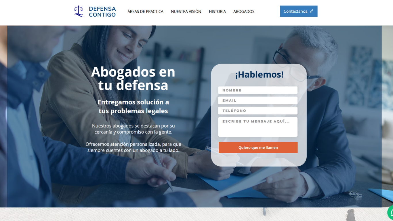 Defensa Contigo – caso de éxito Wissads